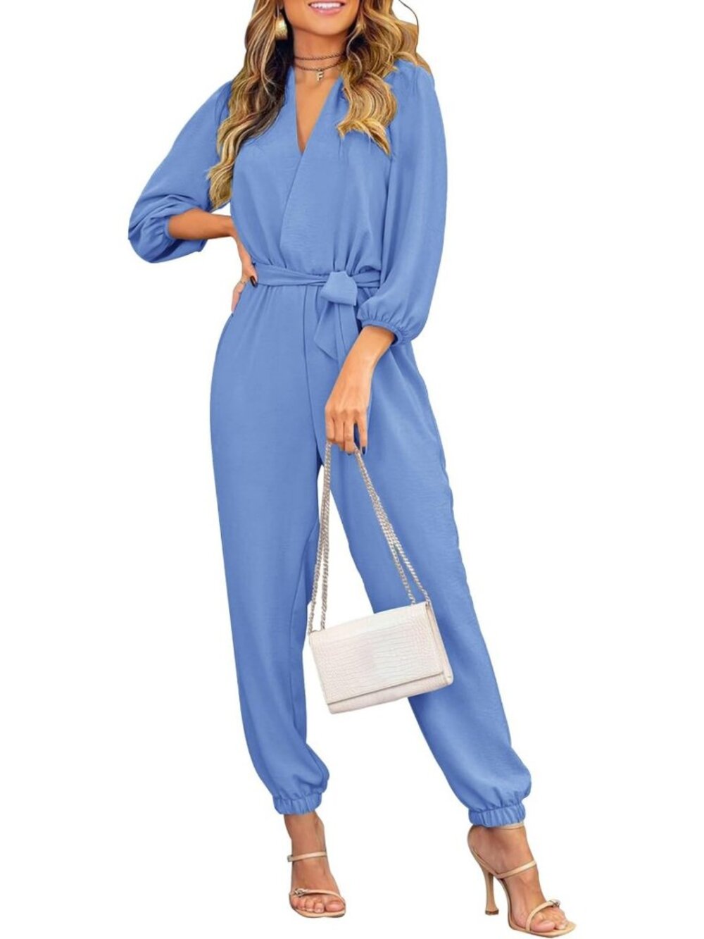 Chic Long Sleeve Jumpsuit for Women | Dressy Casual Fall Outfit Essentials
